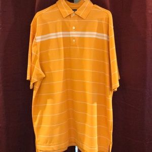 Foot joy VERY NICE orange and white golf polo